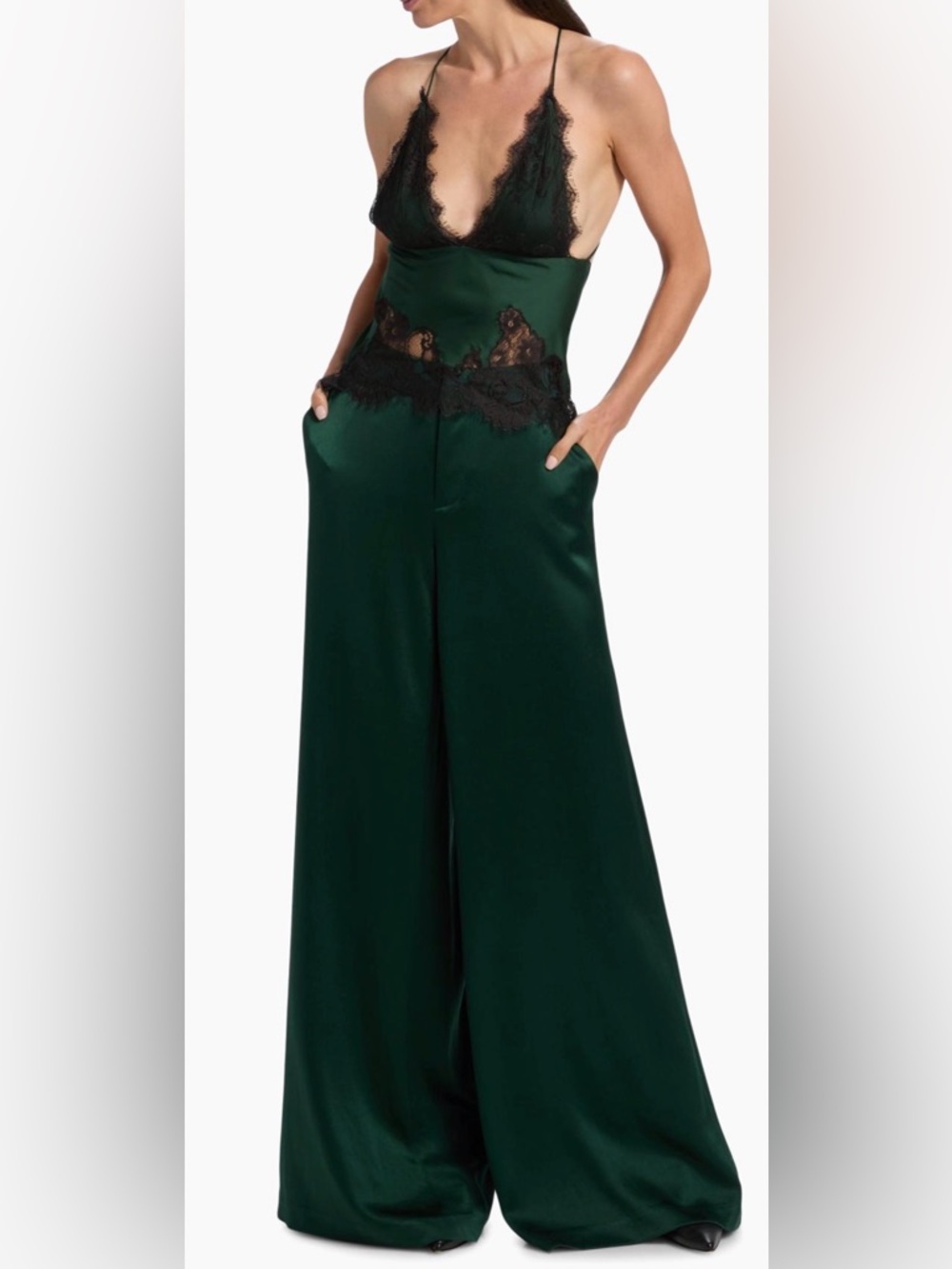 Alice + Olivia Nessi Wide-Leg Trousers. Top available for sale in size 10 & 12. - Picture 8 of 14